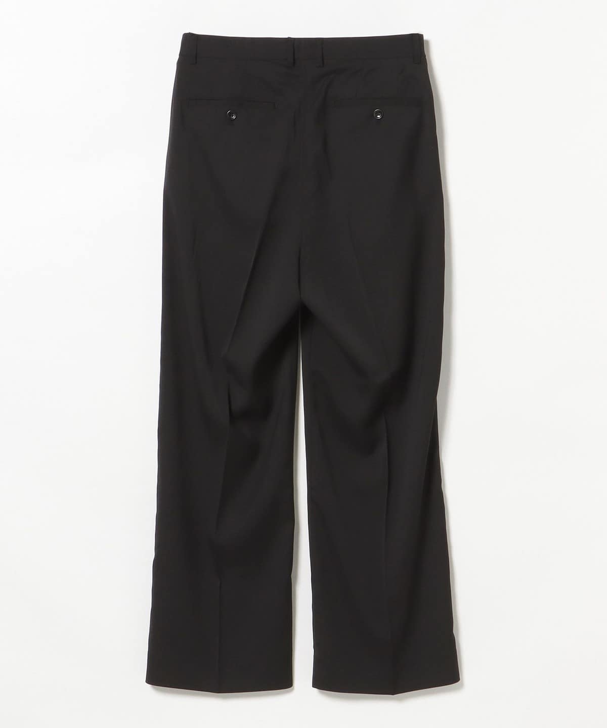 BEAMS ブラック2タック スラックス Mサイズ BEAMS HEART（ビームス ハート）【10%OFFクーポン対象】リネンブレンド