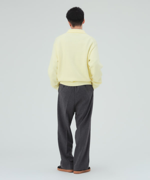 ウールライク 2タック ワイド スラックス [H:183cm C:80 W:68 H:89.5 Size:L]
