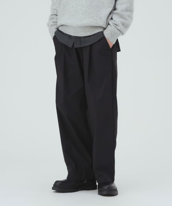 トリコット 1タック ワイド テーパード パンツ [H:183cm C:80 W:68 H:89.5 Size:L]