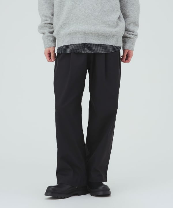 トリコット 1タック ワイド テーパード パンツ [H:183cm C:80 W:68 H:89.5 Size:L]