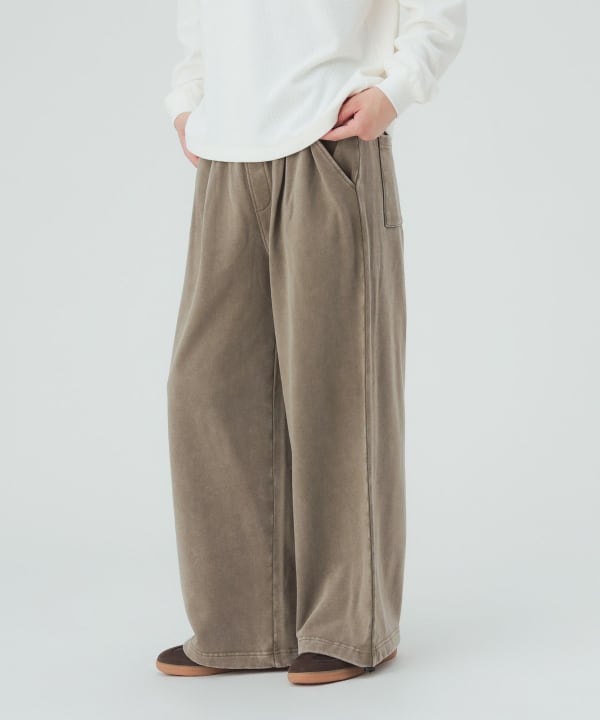 フェード ワイドストレート スウェットパンツ [H:183cm C:80 W:68 H:89.5 Size:L]