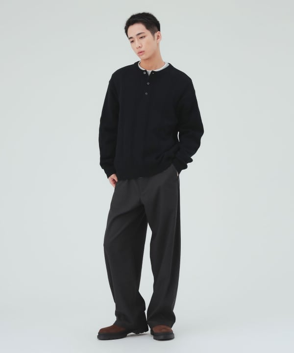 ワイドストレート カーブパンツ [H:183cm C:80 W:68 H:89.5 Size:L]