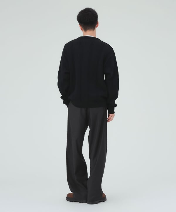 ワイドストレート カーブパンツ [H:183cm C:80 W:68 H:89.5 Size:L]