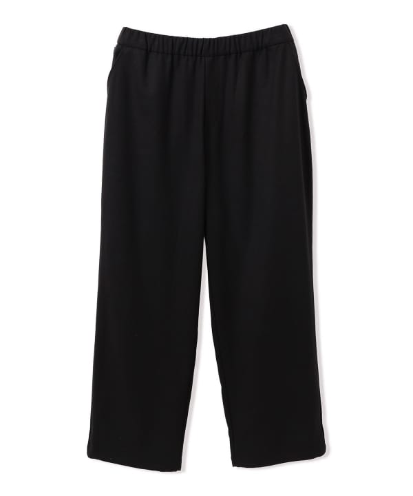 斜紋彈性寬版休閒褲