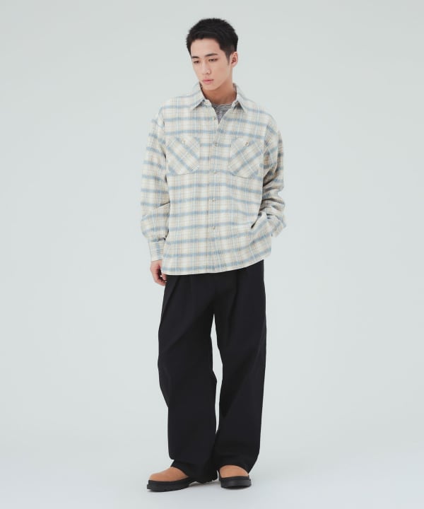 黑色疊穿重疊卡其褲 [H:183cm C:80 W:68 H:89.5 Size:L]