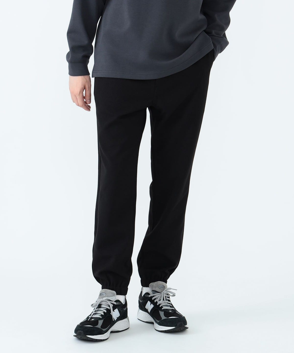 シャーリング イージーパンツ パンツ MEN BLACK L シャーリング イージーパンツ パンツ MEN BLACK L