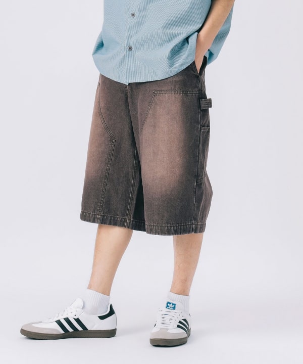 BEAMS HEART（ビームス ハート）ダブルニー ブラスト デニム ショーツ