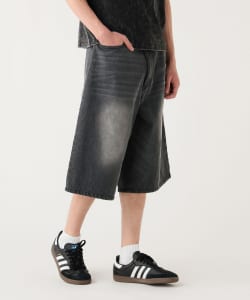 ブラスト ワイドデニム ショーツ