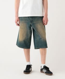 ブラスト ワイドデニム ショーツ