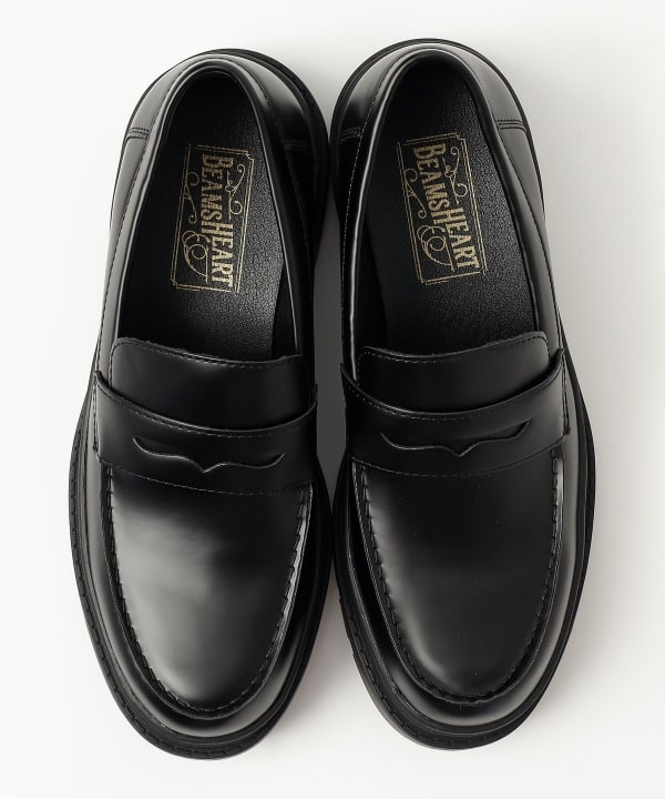 BEAMS HEART（ビームス ハート）ボリュームソール コインローファー