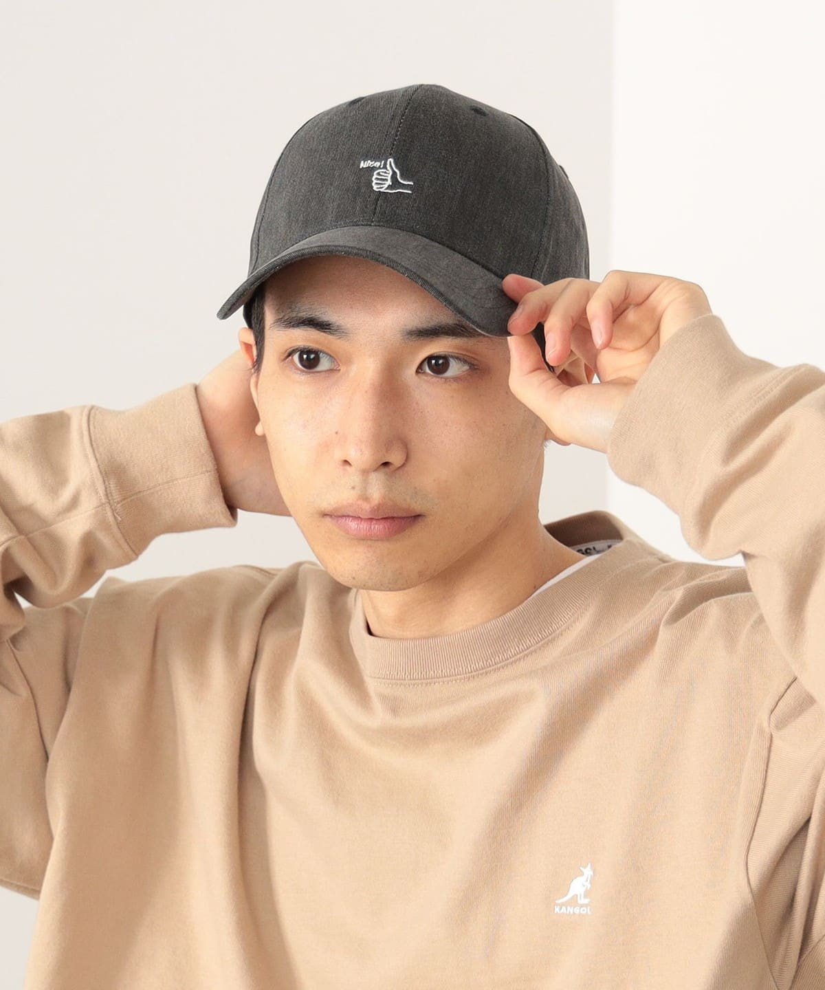 Beams Heart ビームス ハート Beams Heart ハンドサイン 刺繍 キャップ 帽子 キャップ 通販 Beams