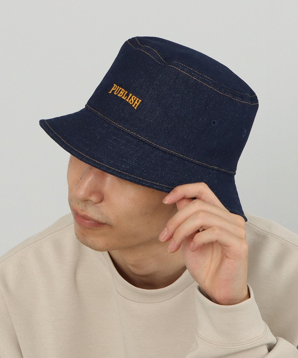 BEAMS HEART BEAMS HEART BEAMS HEART / Denim bucket hat 