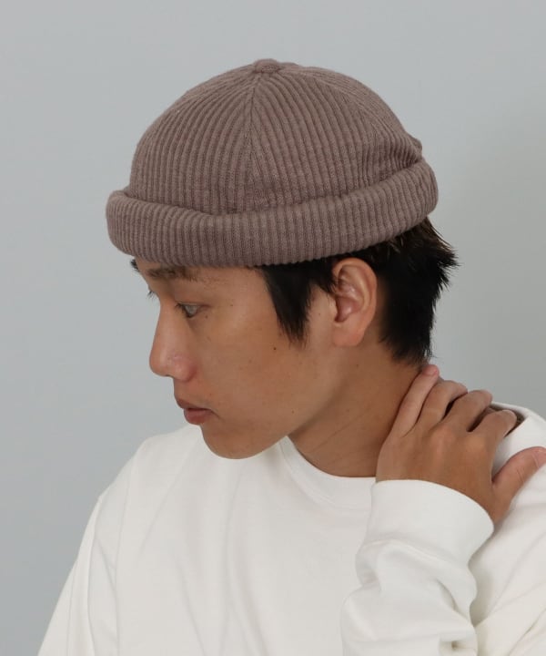 BEAMS HEART（ビームス ハート）リブ ロールキャップ（帽子