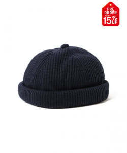 【+15%ポイントUP】リブ ロールキャップ