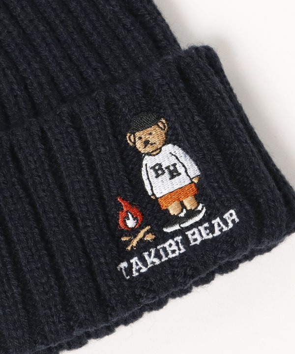 BEAMS HEART（ビームス ハート）タキビ ベアー ニット キャップ