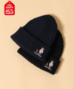 【+15%ポイントUP】タキビ ベアー ニット キャップ