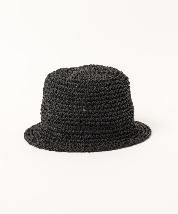 BEAMS HEART（ビームス ハート）コマ編み バケットハット（帽子
