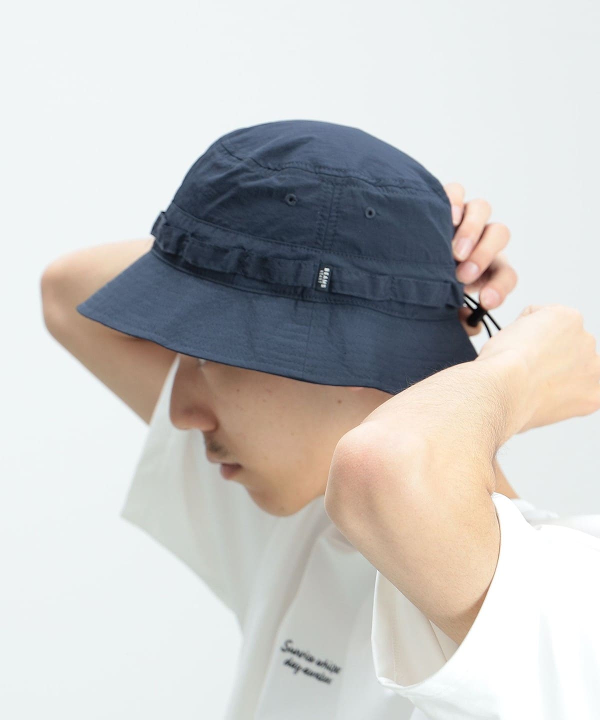 シェード付き ジャングルハット 帽子 MEN NAVY ONE SIZE シェード付き ジャングルハット 帽子 MEN NAVY ONE SIZE