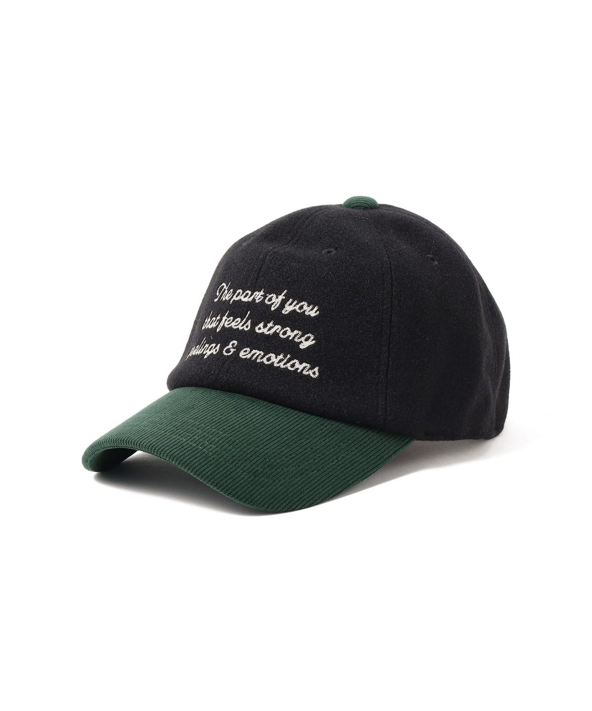 2トーン コーデュロイ コンビ キャップ 帽子 MEN BLACK ONE SIZE 2トーン コーデュロイ コンビ キャップ 帽子 MEN BLACK ONE SIZE