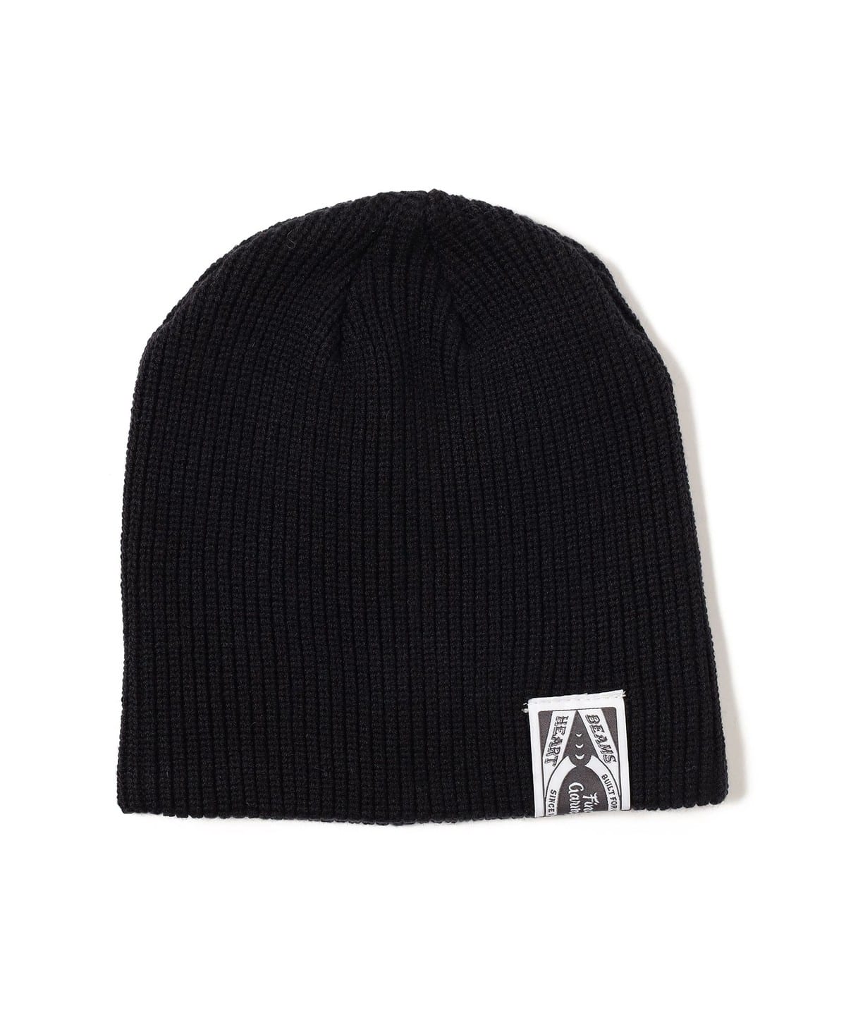 ネームタグ リブ ビーニー 帽子 MEN BLACK ONE SIZE ネームタグ リブ ビーニー 帽子 MEN BLACK ONE SIZE