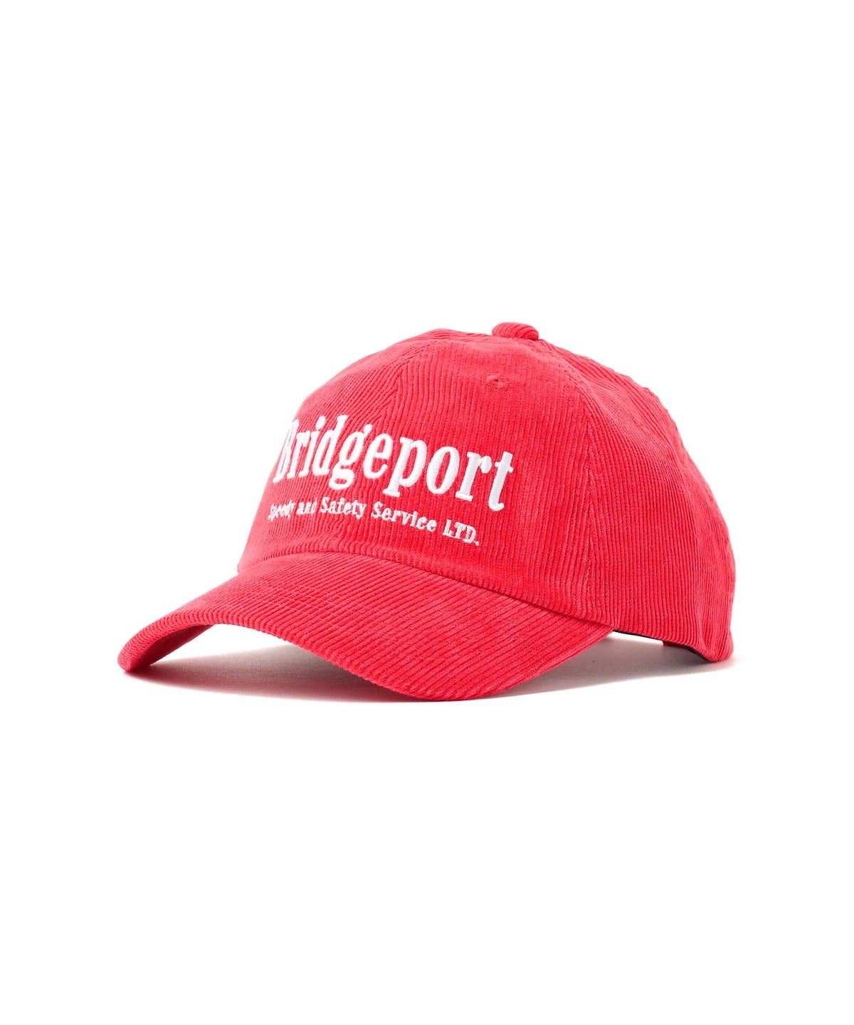 コーデュロイ エンブレム ベースボール キャップ 帽子 MEN RED ONE SIZE コーデュロイ エンブレム ベースボール キャップ 帽子 MEN RED ONE SIZE