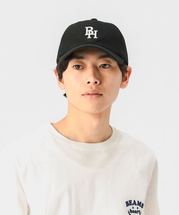 BEAMS HEART（ビームス ハート）BHロゴ ハーフメッシュ キャップ