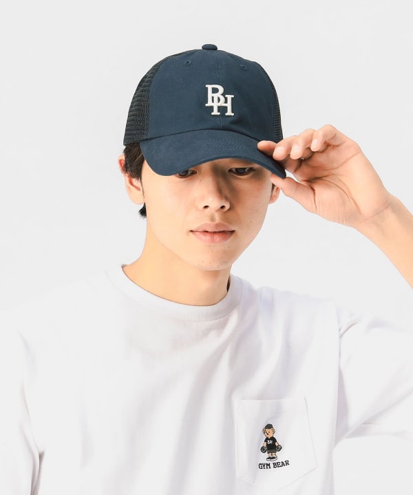 BEAMS HEART（ビームス ハート）BHロゴ ハーフメッシュ キャップ