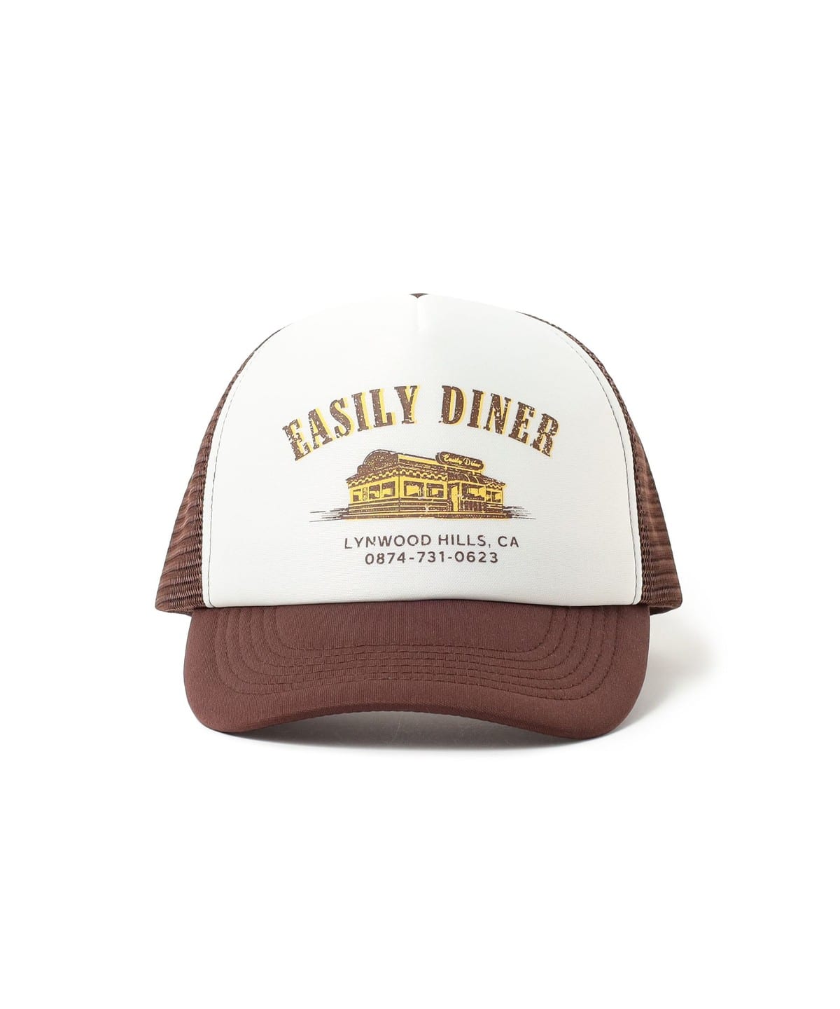 2トーン トラッカー キャップ 帽子 MEN BROWN ONE SIZE 2トーン トラッカー キャップ 帽子 MEN BROWN ONE SIZE