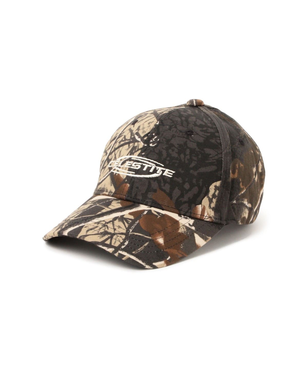 迷彩 ロゴ キャップ 帽子 MEN BEIGE ONE SIZE