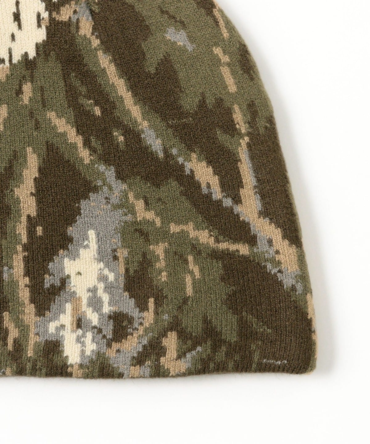 BEAMS HEART（ビームス ハート）カモ柄 ビーニー（帽子 ニットキャップ