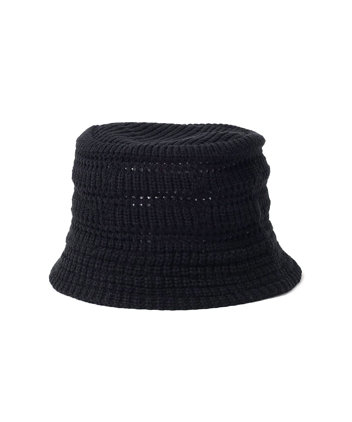 BEAMS HEART（ビームス ハート）カギ編み ニット バケットハット（帽子
