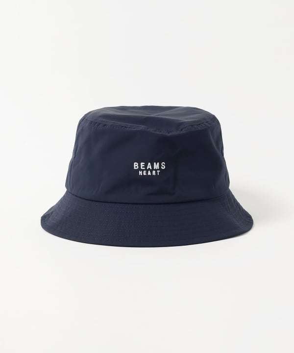 BEAMS HEART ロゴ 撥水 バケットハット（撥水）