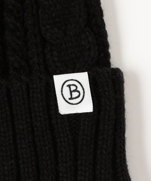 BEAMS HEART（ビームス ハート）ケーブル編み ワッチキャップ