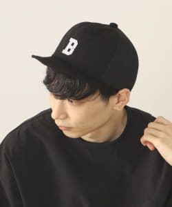 BEAMS HEART / バックメッシュ ショートバイザー キャップ