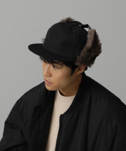 BEAMS HEART / フェイクファー イヤーフラップキャップ