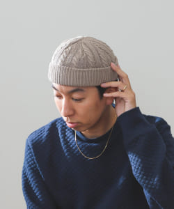 BEAMS HEART / ケーブル ロー ワッチキャップ