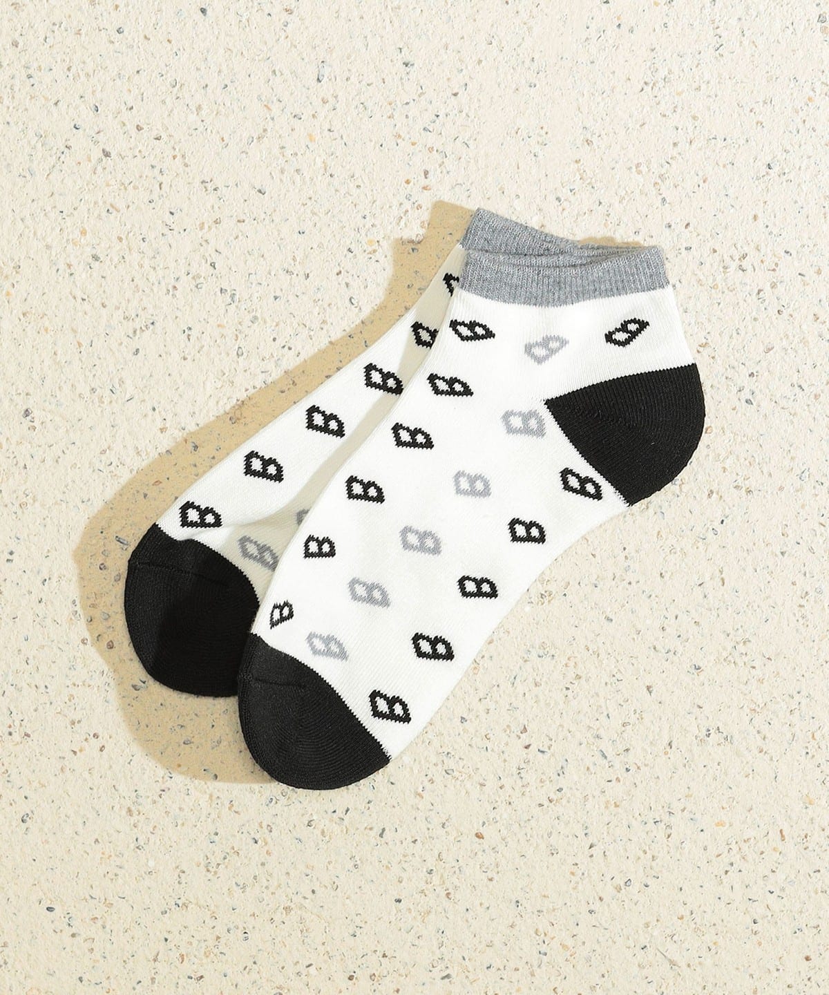 オール ビー ショート ソックス レッグウェア MEN WHITE/GRAY ONE SIZE オール ビー ショート ソックス レッグウェア MEN WHITE/GRAY ONE SIZE