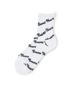 BEAMS HEART 斜めロゴ ソックス