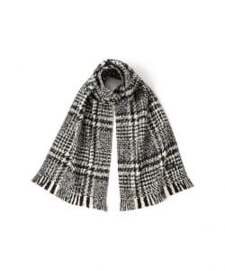 ループ チェック マフラー