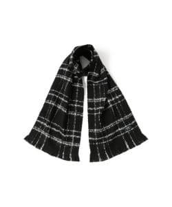 ループ チェック マフラー