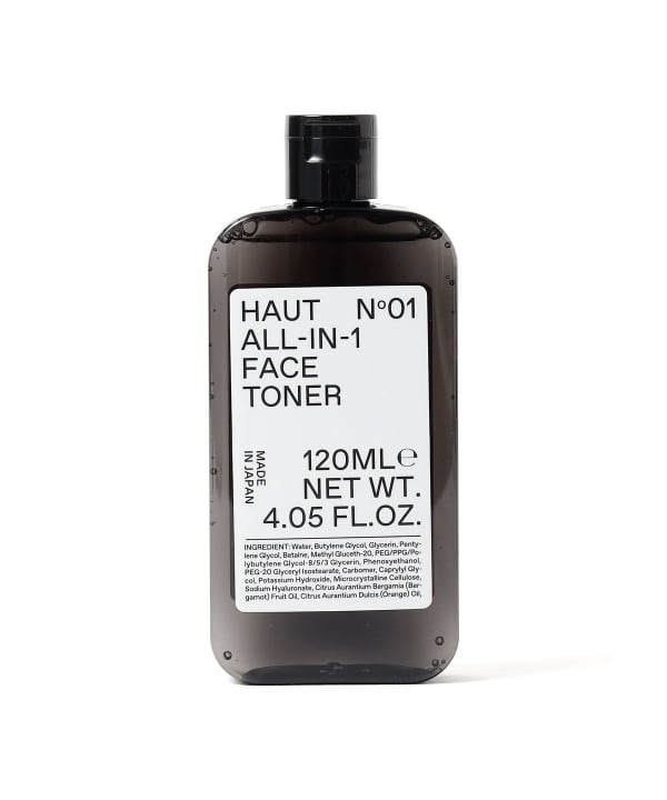 HAUT / オールインワン フェイストナー 洗顔後はこれ1本。化粧水から美容液まで完了する、頼れる時短スキンケア。
