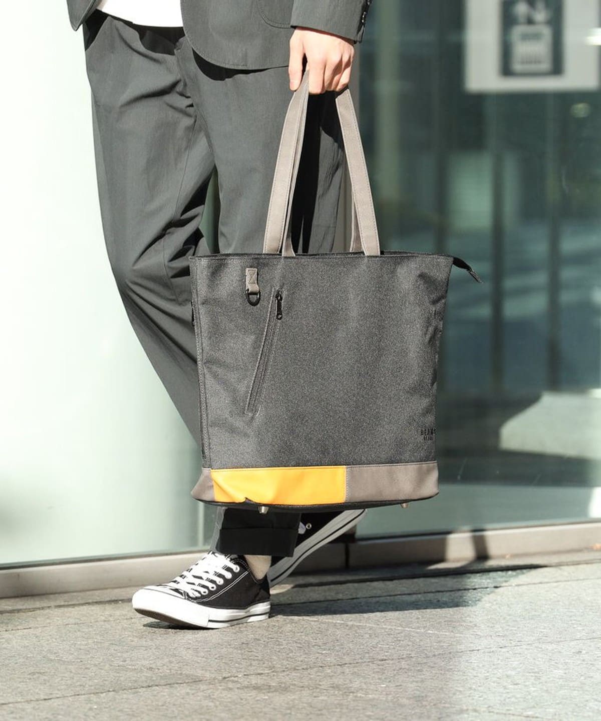 BEAMS HEART（ビームス ハート）ポリエステル 杢素材 コンビ