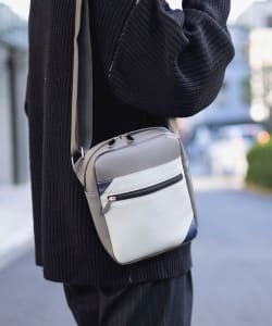 Faux leather mini shoulder bag