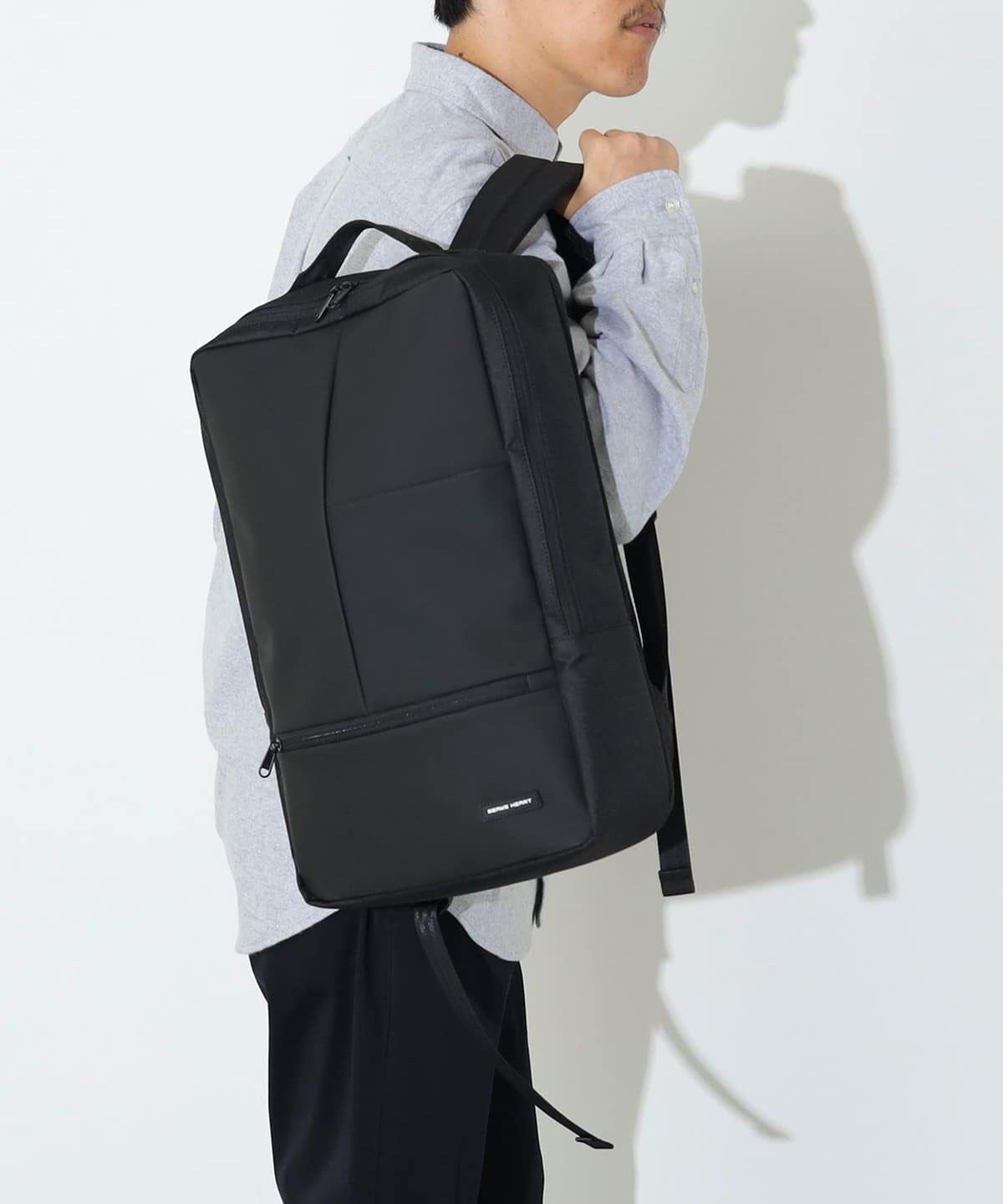 スクエアコンビ バックパック バッグ MEN BLACK ONE SIZE スクエアコンビ バックパック バッグ MEN BLACK ONE SIZE