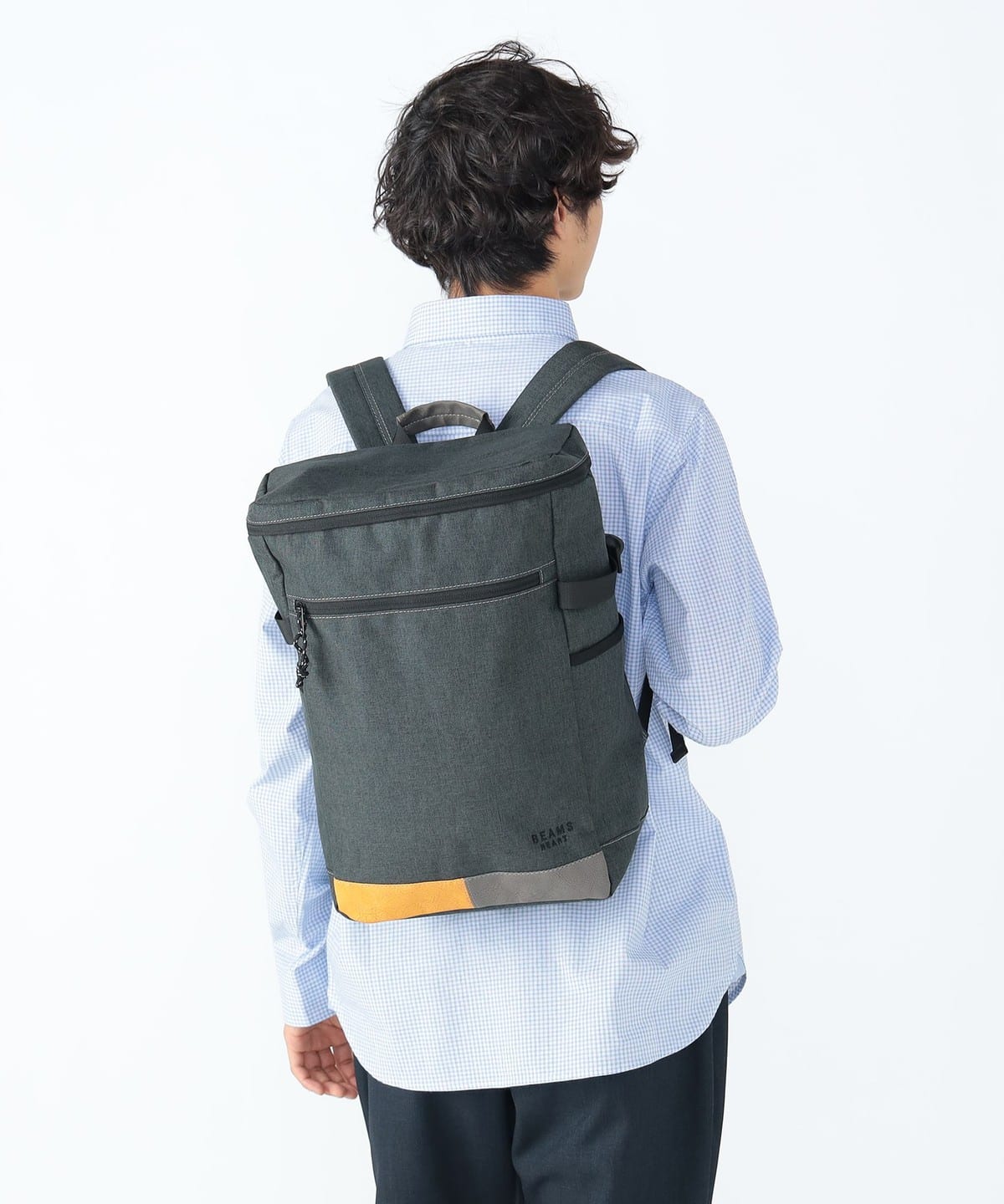 BEAMS HEART BEAMS HEART Heather Material Box Backpack (Bags 