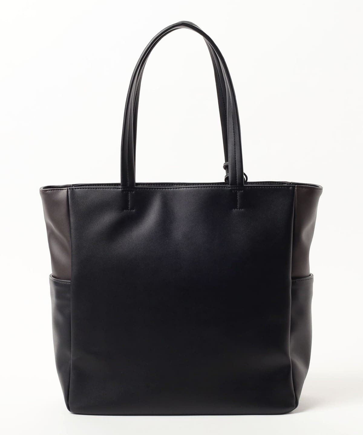 BEAMS HEART（ビームス ハート）フェイクレザー 切替 トートバッグ