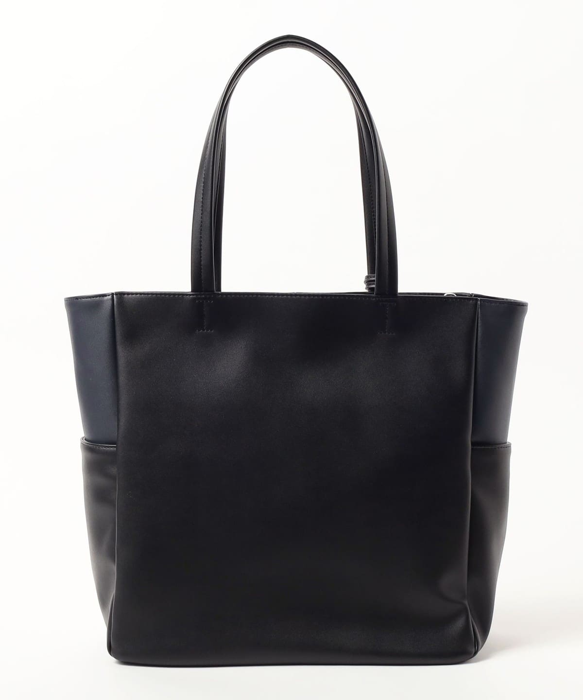 BEAMS HEART（ビームス ハート）フェイクレザー 切替 トートバッグ