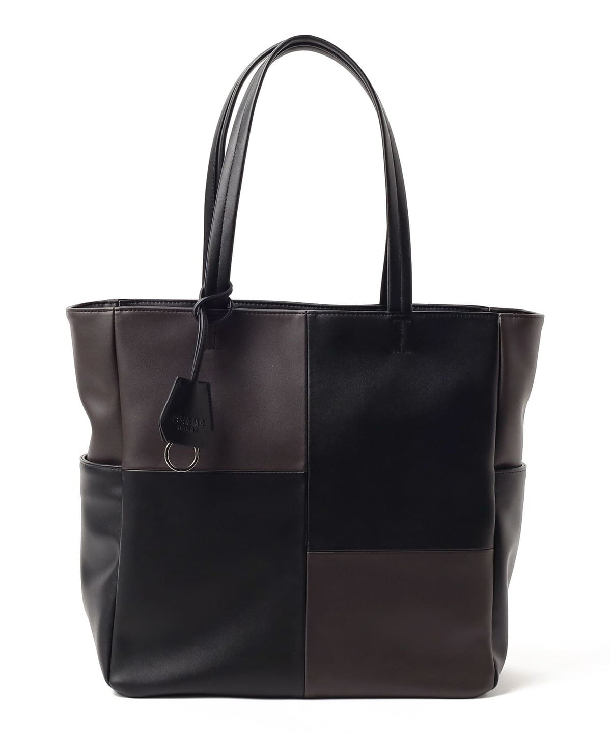 BEAMS HEART (BEAMS HEART) Faux Leather Switching Tote Bag (Bag
