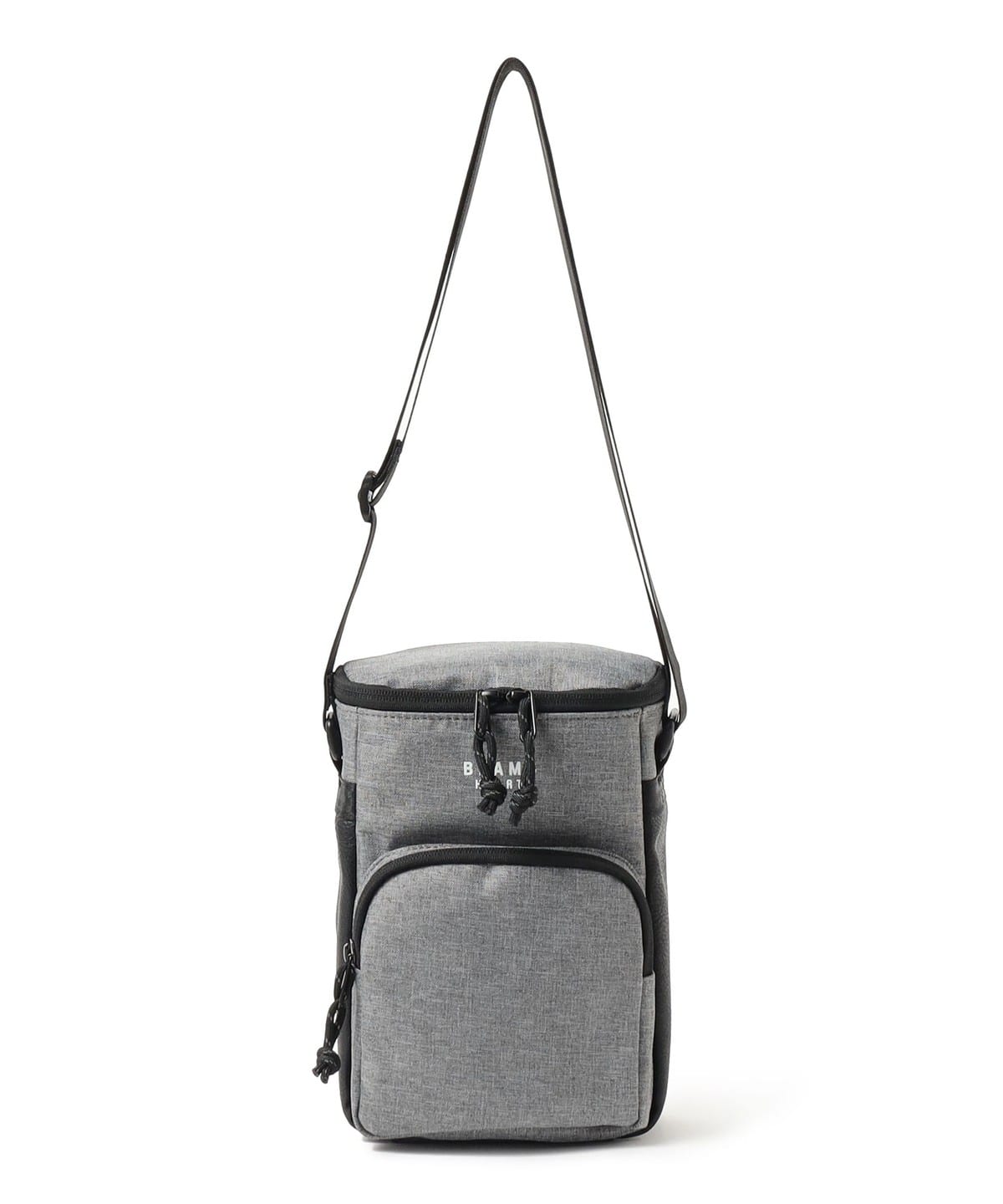 ポリエステル 杢素材 ボックス ショルダーバッグ バッグ MEN CHARCOAL GREY ONE SIZE ポリエステル 杢素材 ボックス ショルダーバッグ バッグ MEN CHARCOAL GREY ONE SIZE