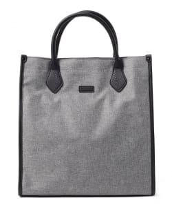 ポリエステル 杢素材 2WAY トートバッグ